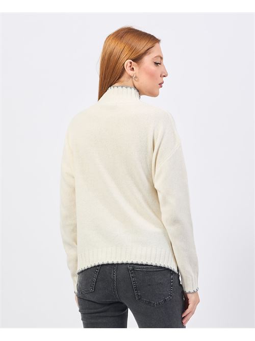 Pull col roul? Annarita N ANNARITA N | F1004YBE8207CREMA/GRIGIO